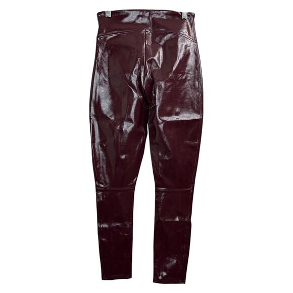 NWT Spanx Faux Patent Leather Leggings Women’s Size Small Petite - Picture 9 of 10